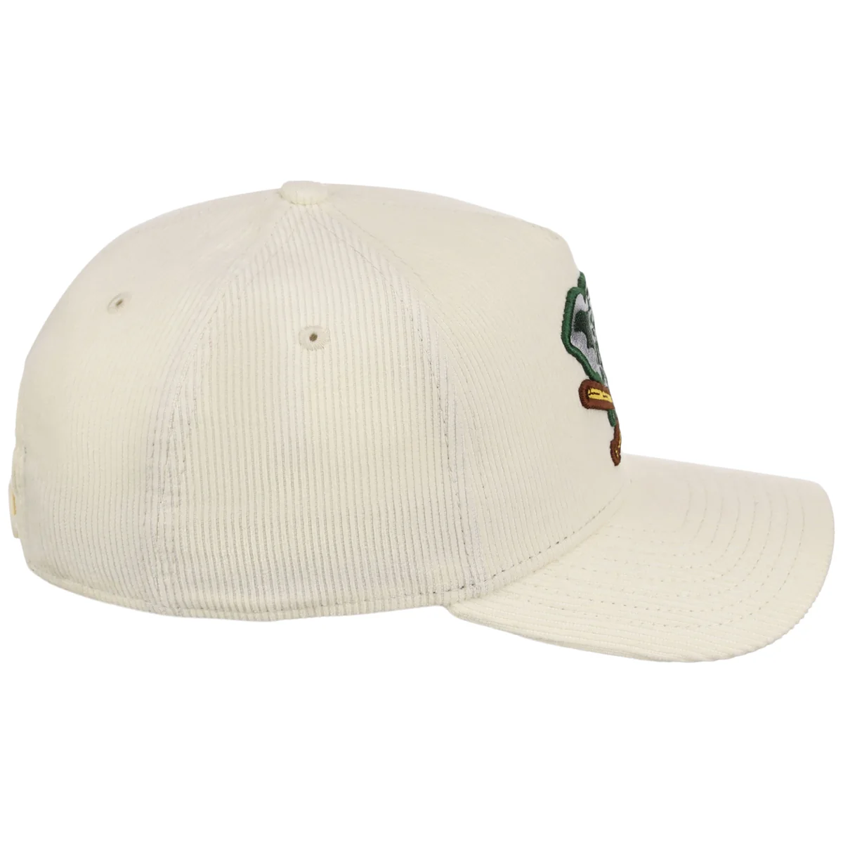 Oakland Athletics MLB Chrome Cord FASHION CORE New Era 9FORTY A-Frame detail view