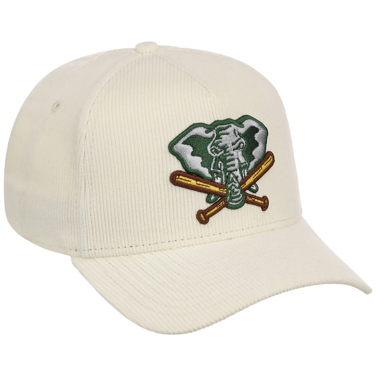 Oakland Athletics MLB Chrome Cord FASHION CORE New Era 9FORTY A-Frame front view