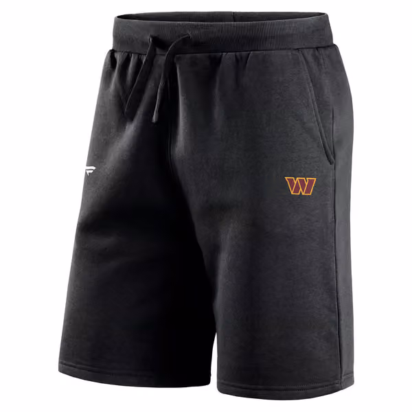 Washington Commanders Primary Logo NFL Sweat Shorts Black view 2