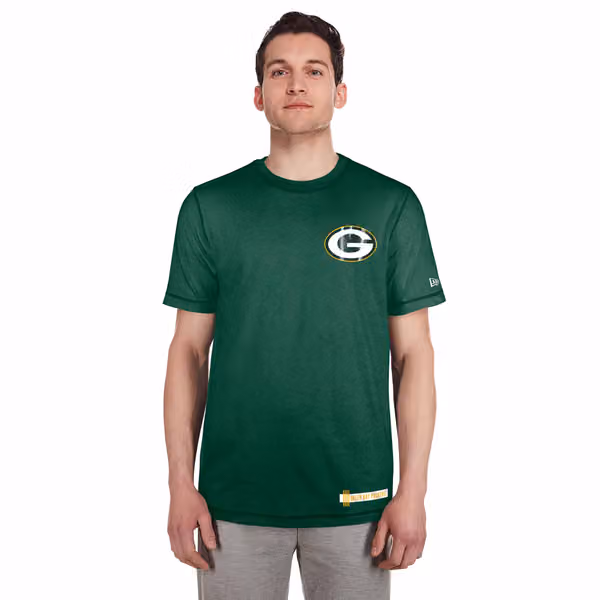 Green Bay Packers 2024 NFL Training New Era Performance T-Shirt view 1