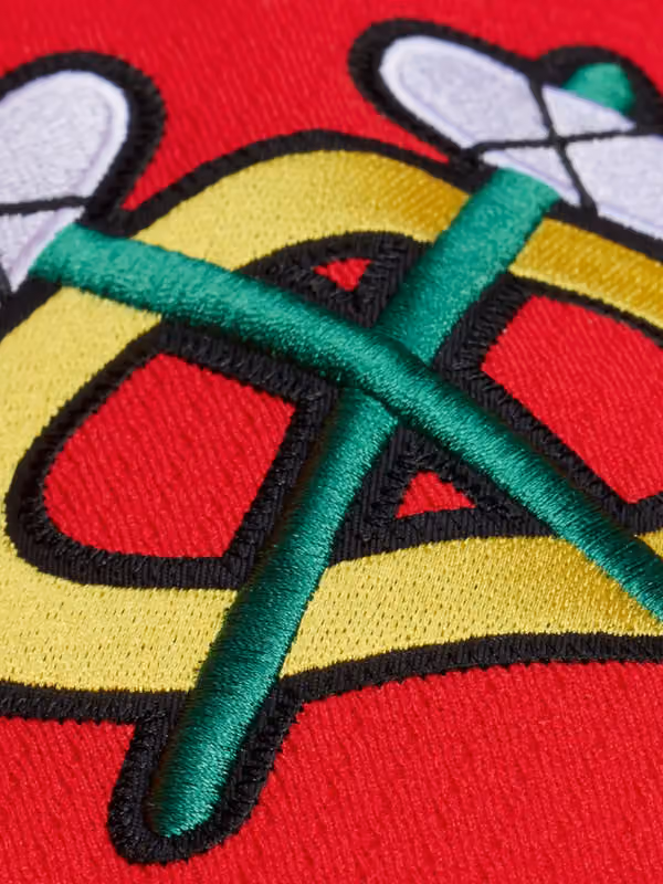 Bobby Hull #9 Chicago Blackhawks 1965-66 Premium Power Play NHL Jersey Red view 5
