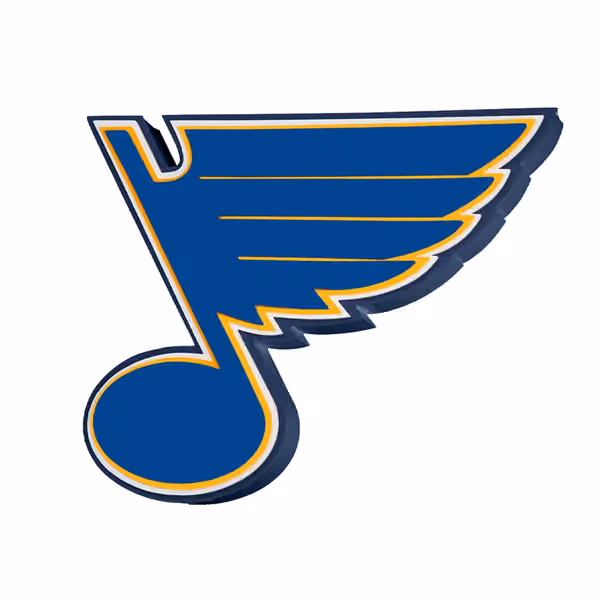 St. Louis Blues NHL 3D Foam Logo Wall Sign view 1