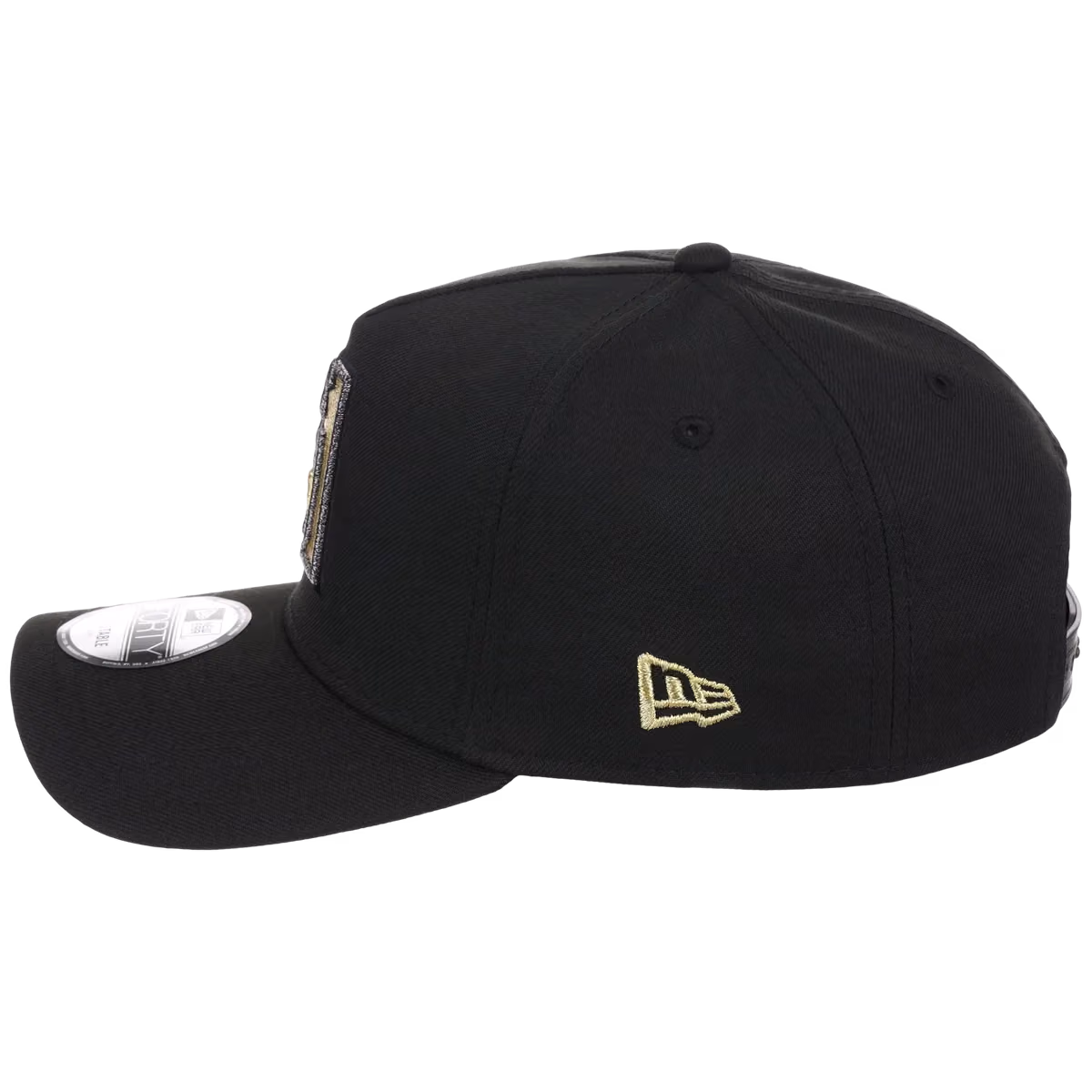 Arizona Diamondbacks MLB Black x Gold FASHION CORE New Era 9FORTY A-Frame detail view