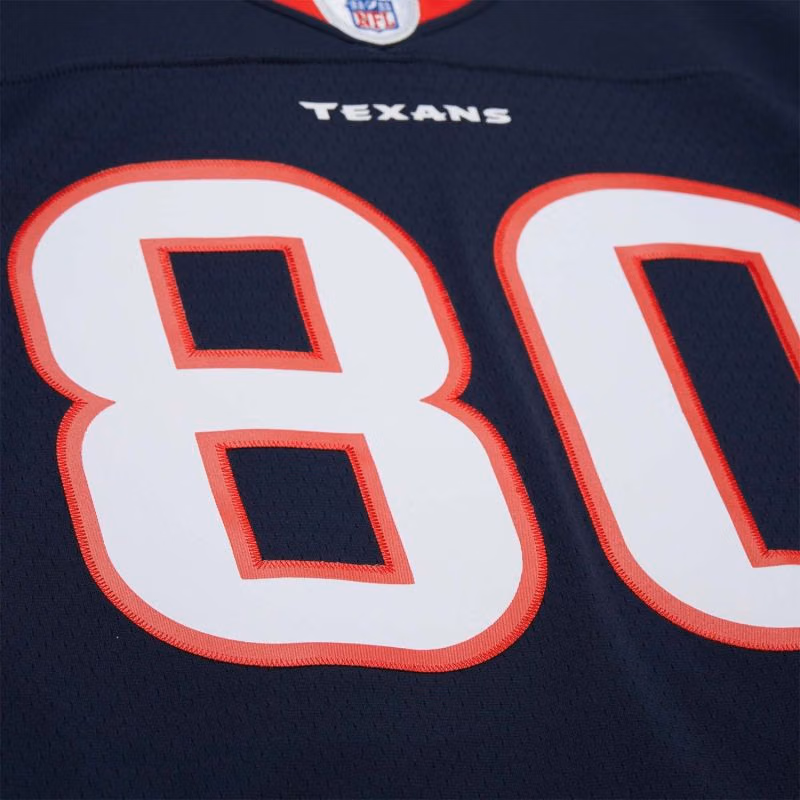 Andre Johnson #80 Houston Texans 2008 Legacy Throwback NFL Jersey Navy view 5