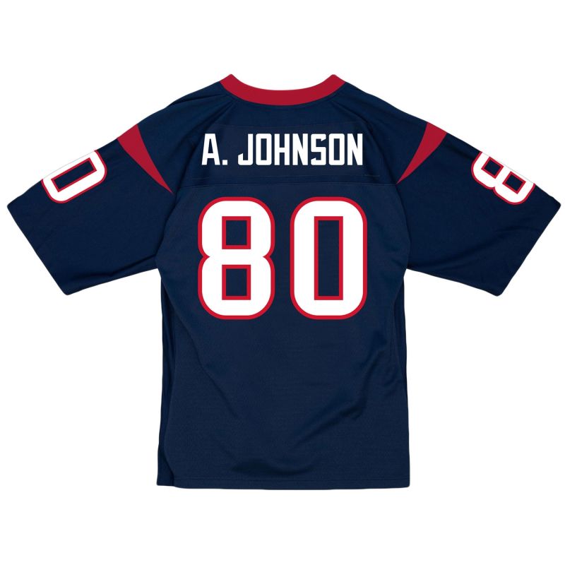Andre Johnson #80 Houston Texans 2008 Legacy Throwback NFL Jersey Navy view 1