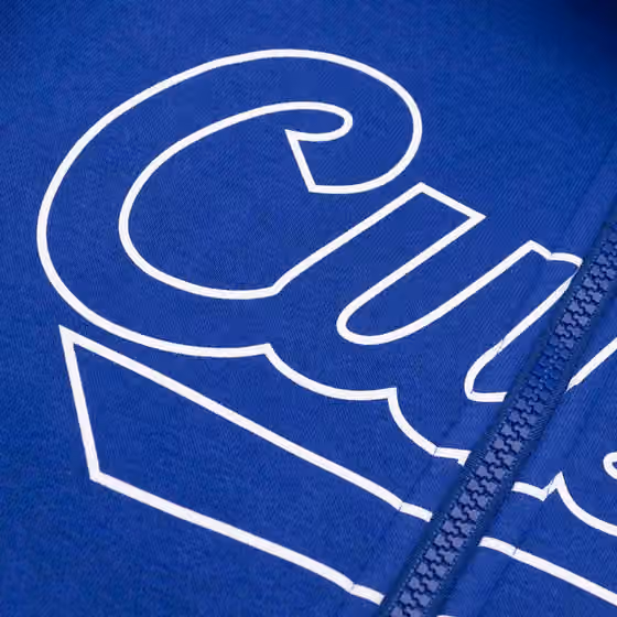Chicago Cubs Knockout Script MLB Full-Zip Hoodie Blue view 4