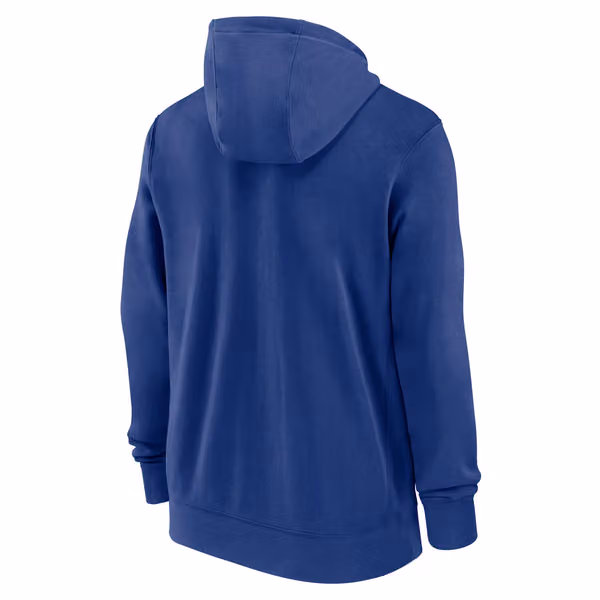 Chicago Cubs Knockout Script MLB Full-Zip Hoodie Blue view 2