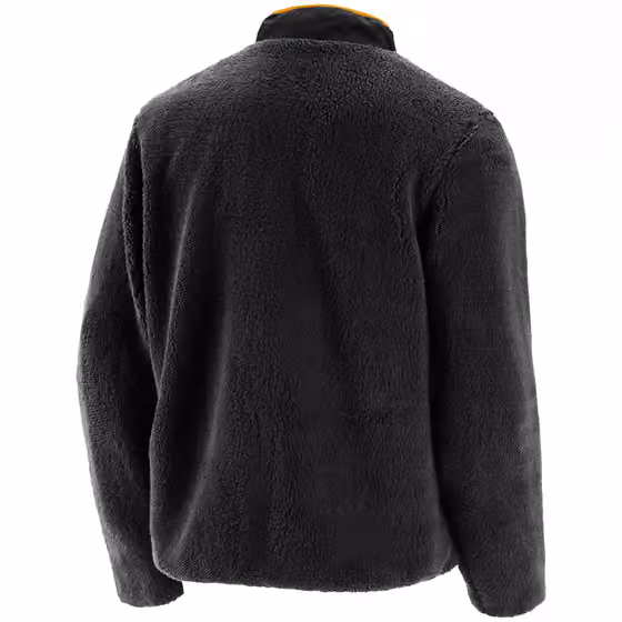 Green Bay Packers Sherpa Fleece Fanatics NFL Jacket Charcoal view 2