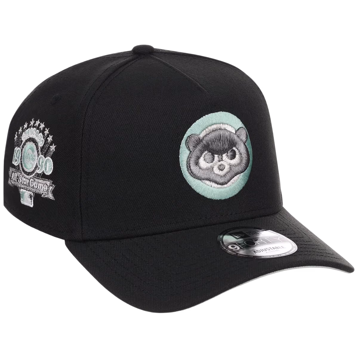 Chicago Cubs MLB Alpine Snow New Era 9FORTY A-Frame front view