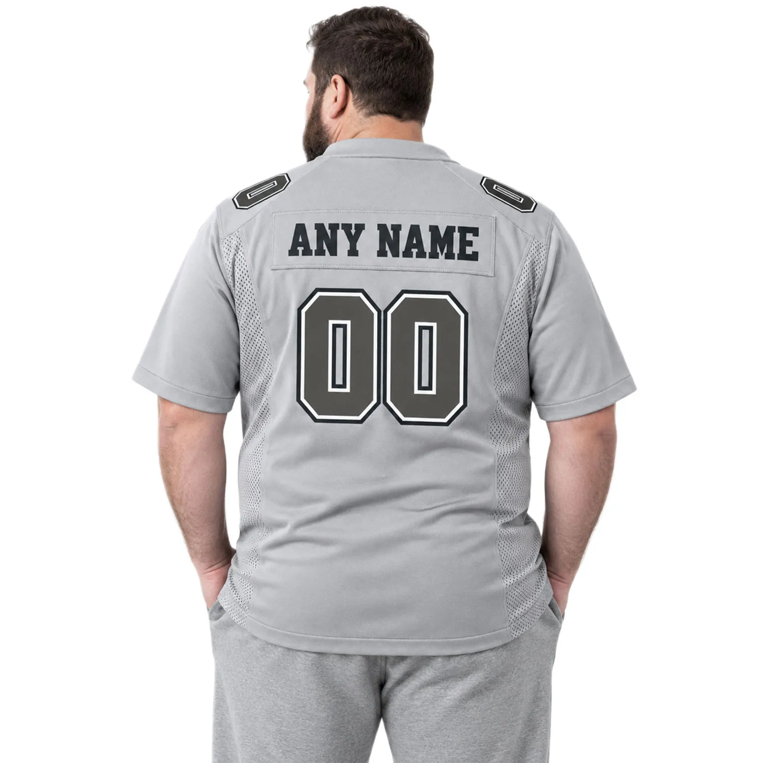 Dallas Cowboys Gray Jersey 2026 Custom Name and Number Epic NFL Apparel