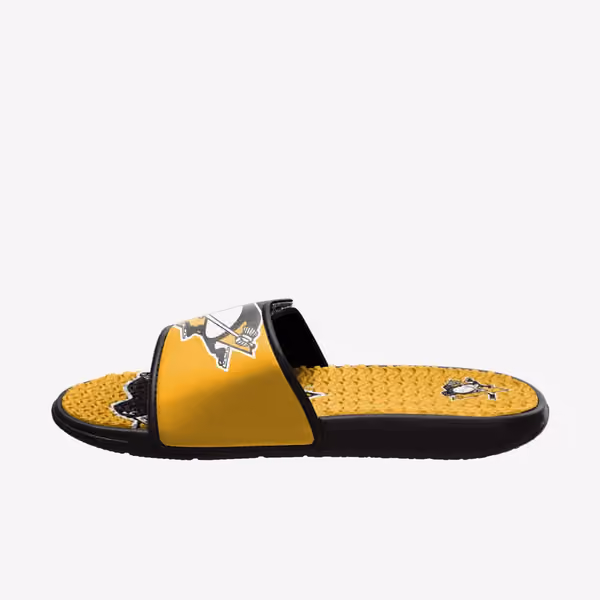 Pittsburgh Penguins Big Logo NHL Gel Slides view 4