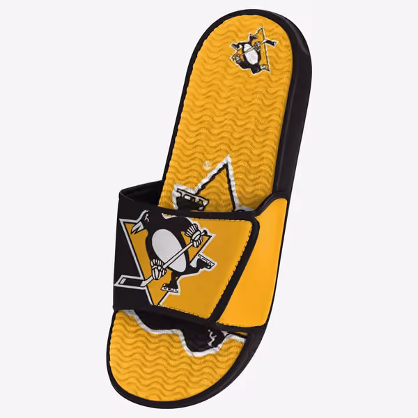 Pittsburgh Penguins Big Logo NHL Gel Slides view 3
