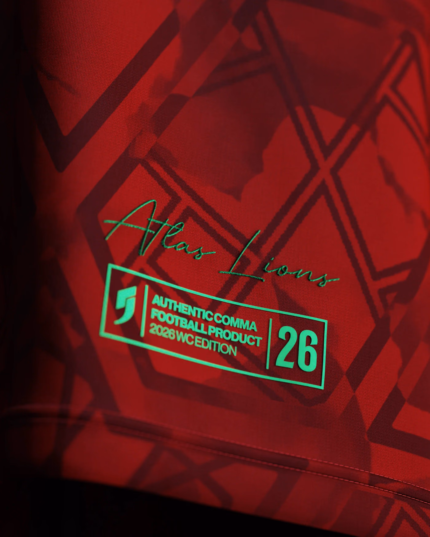 Jersevo Custom Personalized Morocco Heritage Jersey (2026WC Edition) detail view 8