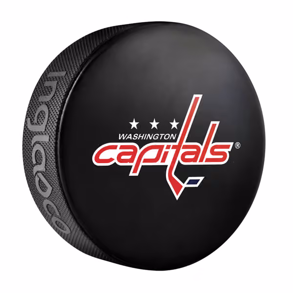 Washington Capitals Logo Souvenir Collector NHL Puck view 1