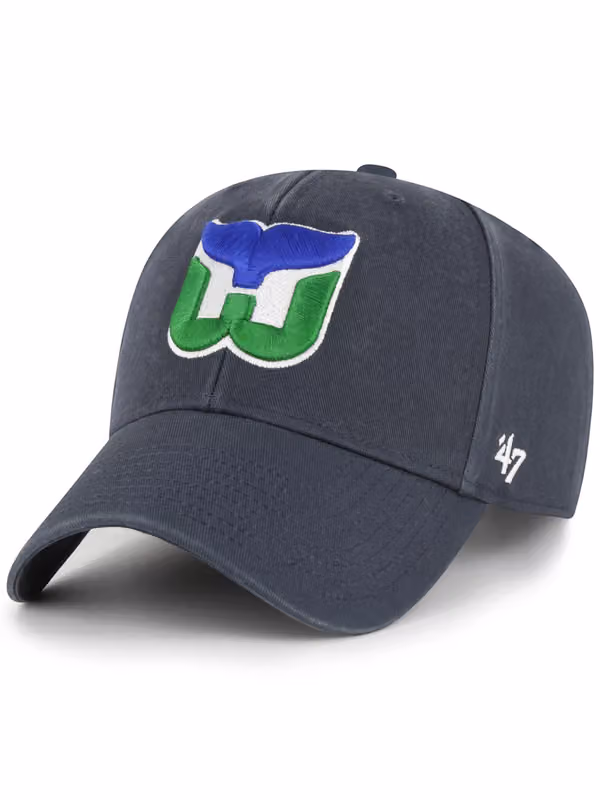 Hartford Whalers '47 MVP Vintage Legend Adjustable NHL Cap Navy product photo