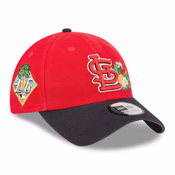 St. Louis Cardinals 2026 MLB Spring Training Casual Classic Adjustable Cap Red product photo