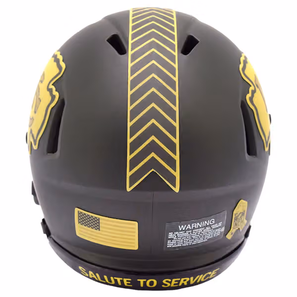 Kansas City Chiefs 2025 Salute to Service NFL Speed Mini Helmet view 3