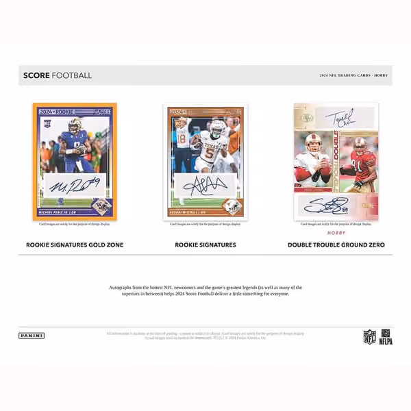 2024 Panini Score Football NFL Hobby Box view 5