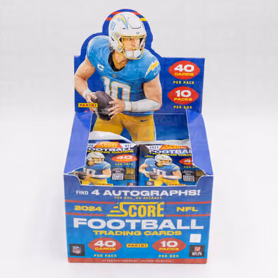2024 Panini Score Football NFL Hobby Box view 2