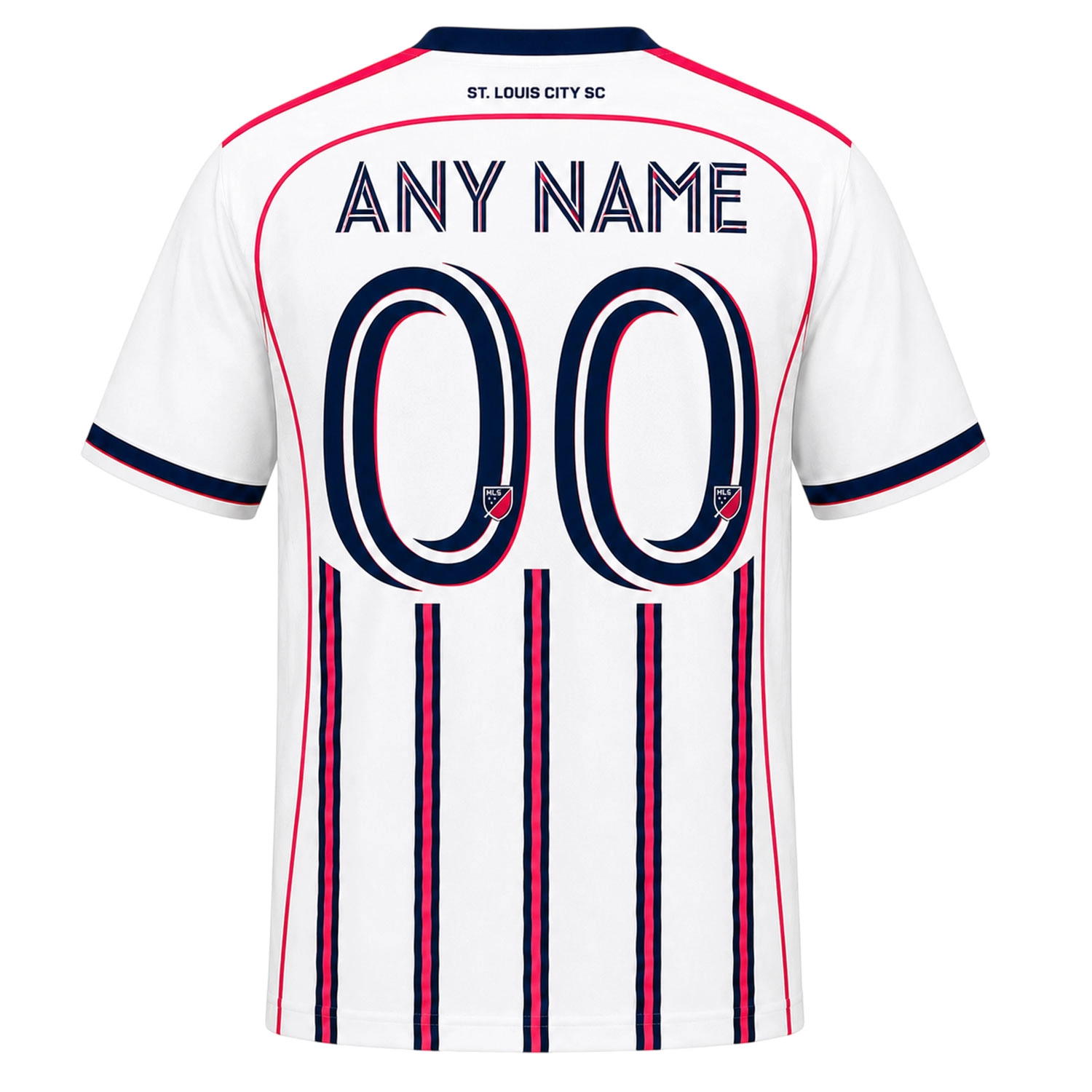 St. Louis City Jersey – Exclusive Custom White Stripes