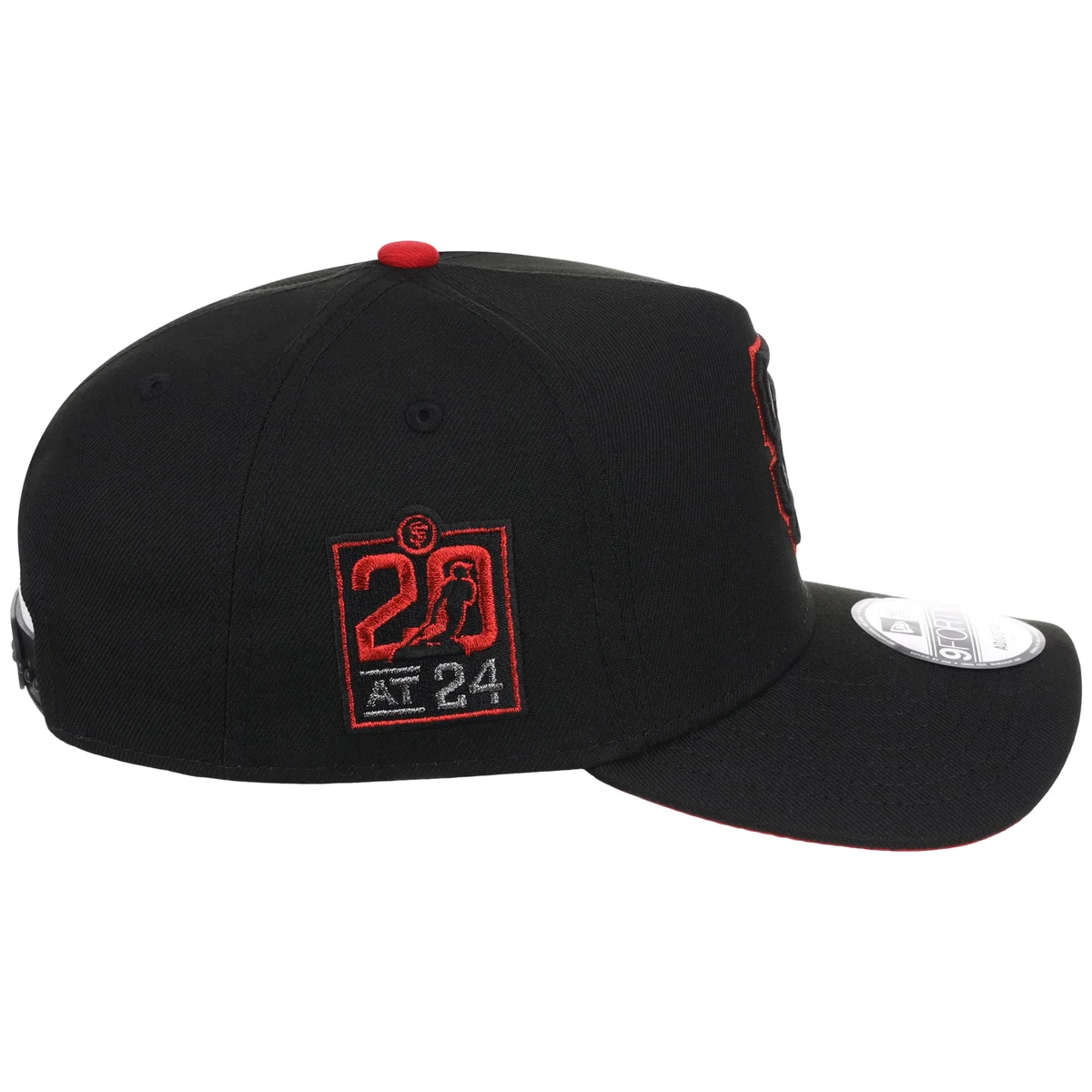 San Francisco Giants MLB Midnight Massacre New Era 9FORTY detail view