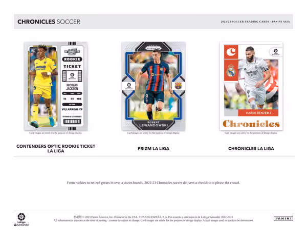 2022/23 Panini Chronicles Soccer Tmall Asia Box view 3