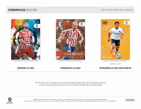 2022/23 Panini Chronicles Soccer Tmall Asia Box view 2