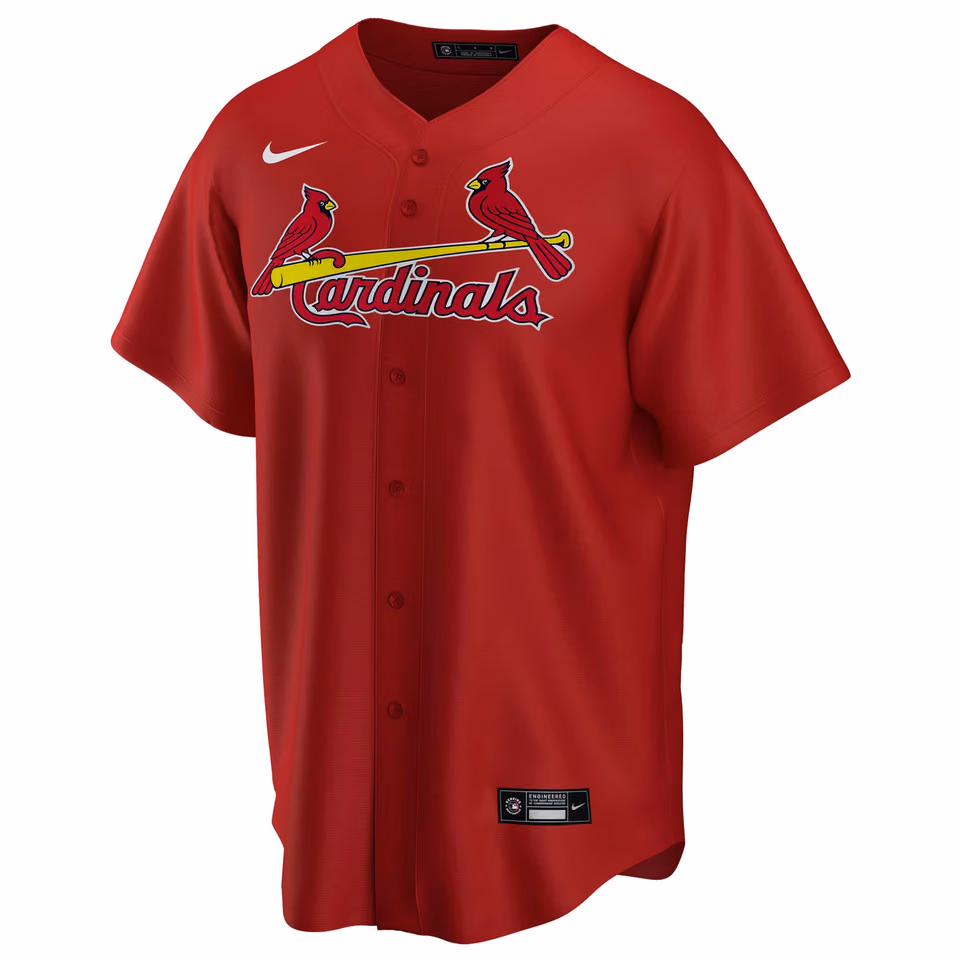 St. Louis Cardinals Nike MLB Alternate Jersey Red view 1