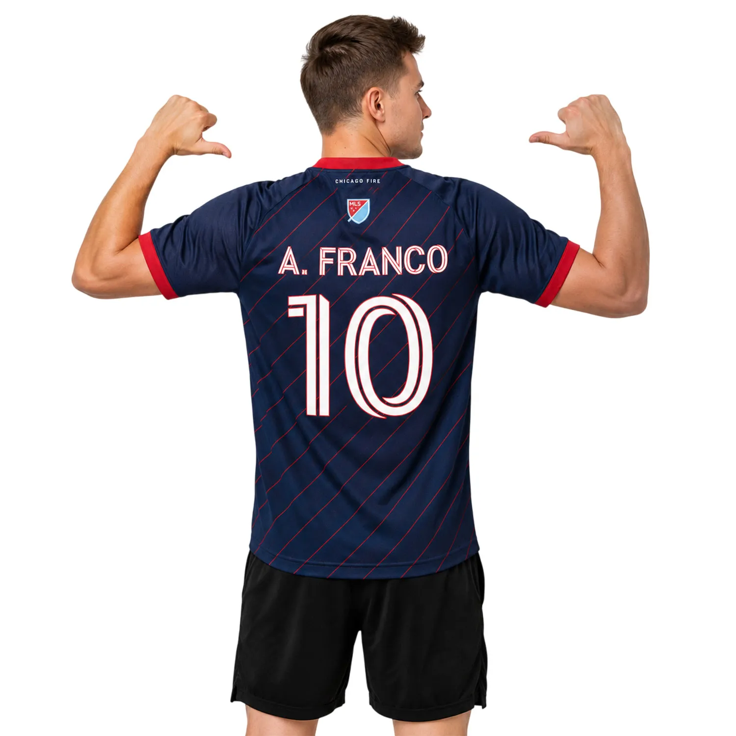 Andre Franco Chicago Fire Jersey Vibrant Navy Kit