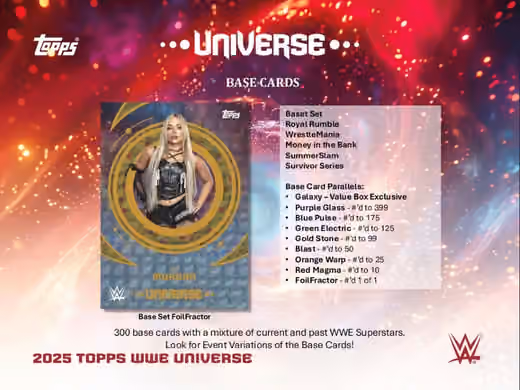 2025 Topps Universe WWE Blaster Box view 3