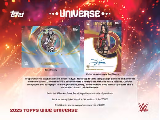 2025 Topps Universe WWE Blaster Box view 2