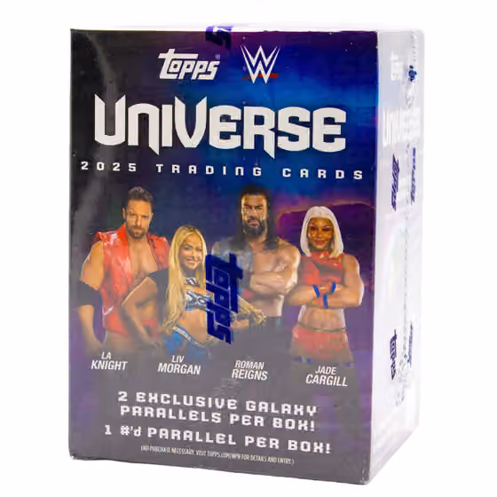 2025 Topps Universe WWE Blaster Box view 1