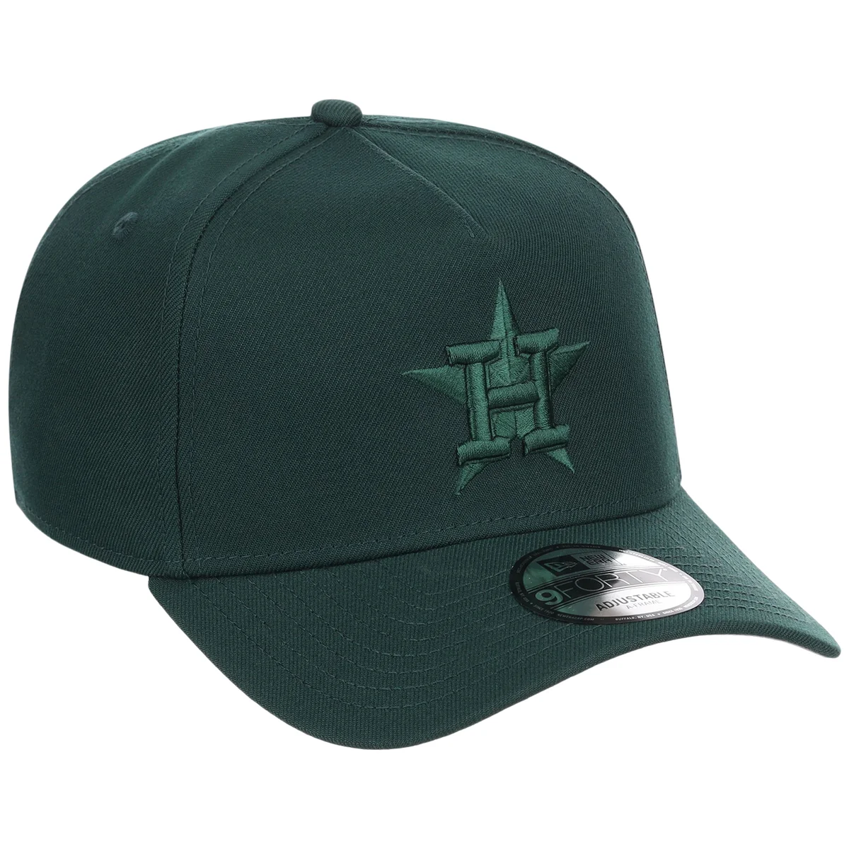 Houston Astros MLB Dark Green FASHION CORE New Era 9FORTY A-Frame front view