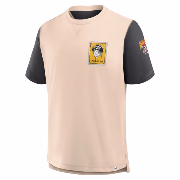 Pittsburgh Pirates Outclass Retro MLB T-Shirt Cream view 1