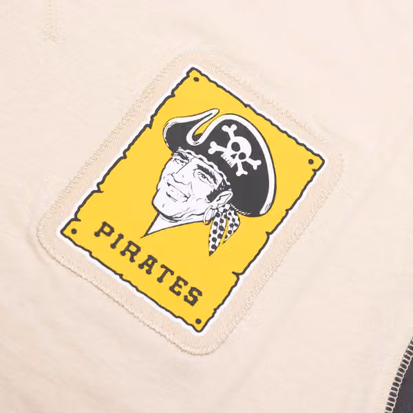 Pittsburgh Pirates Outclass Retro MLB T-Shirt Cream view 3