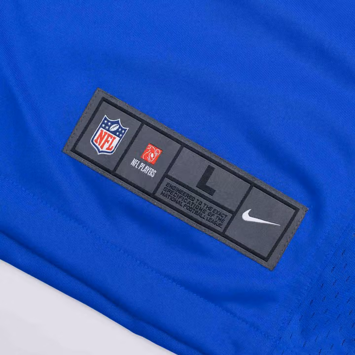 Matthew Stafford #9 Los Angeles Rams Nike Game NFL Football Jersey Blue view 6