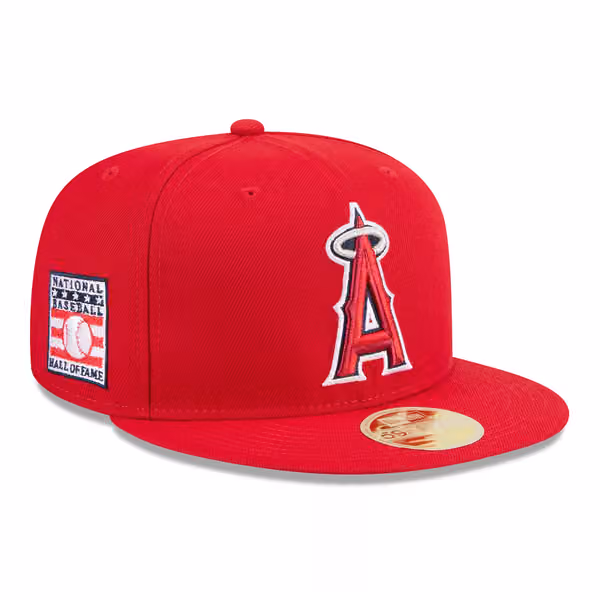 California Angels 2025 MLB Hall of Fame 59FIFTY Fitted Cap Red product photo