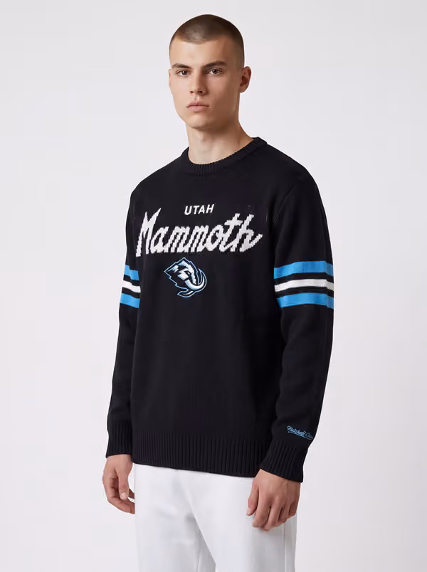 Utah Mammoth NHL Head Coach Sweater Black view 1