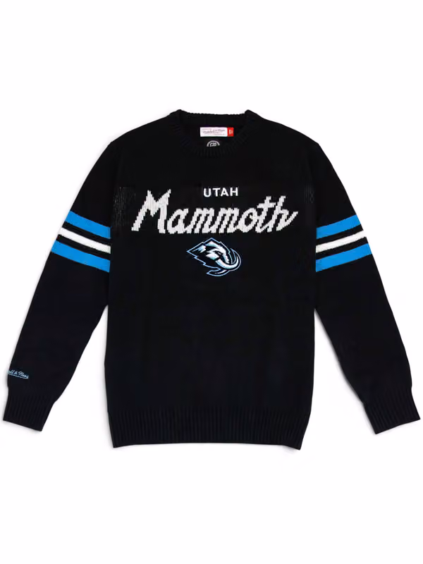 Utah Mammoth NHL Head Coach Sweater Black view 2