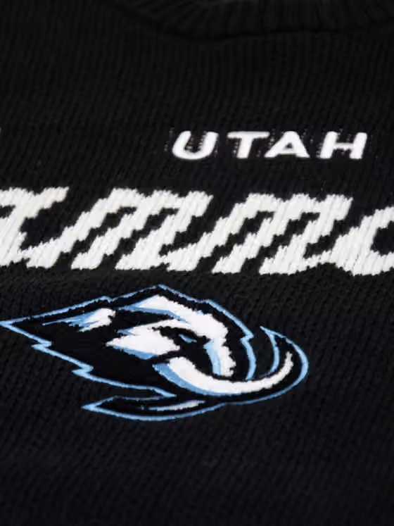 Utah Mammoth NHL Head Coach Sweater Black view 4