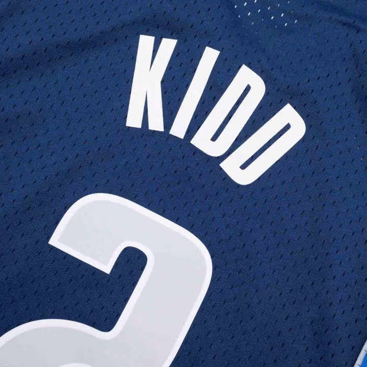 Jason Kidd #2 Dallas Mavericks 2011-12 Mitchell & Ness Swingman NBA Jersey Navy view 4