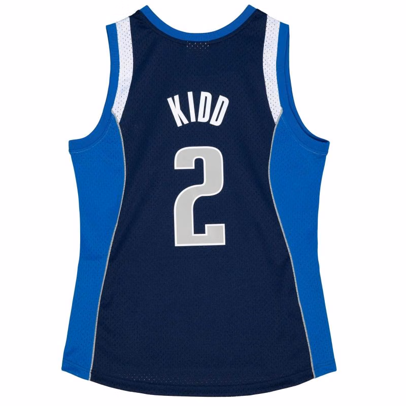 Jason Kidd #2 Dallas Mavericks 2011-12 Mitchell & Ness Swingman NBA Jersey Navy view 2