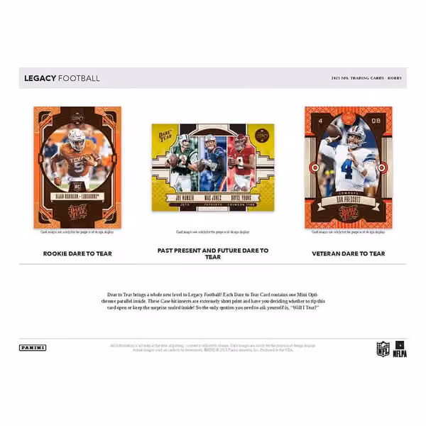 2023 Panini Legacy Football NFL Hobby Box view 4