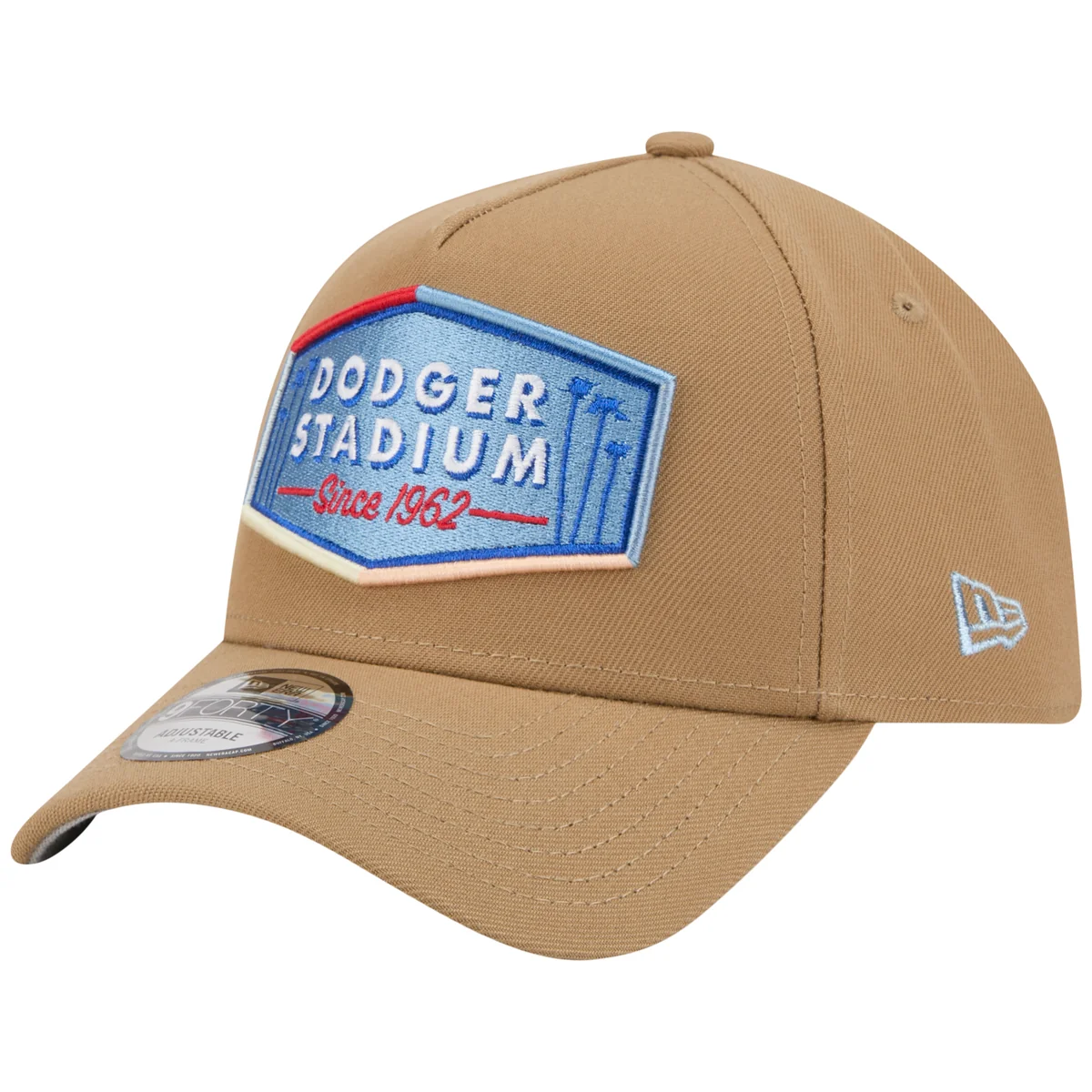 Los Angeles Dodgers Los Angeles Crown the City - Stadium - Khaki/Royal New Era 9FORTY detail view