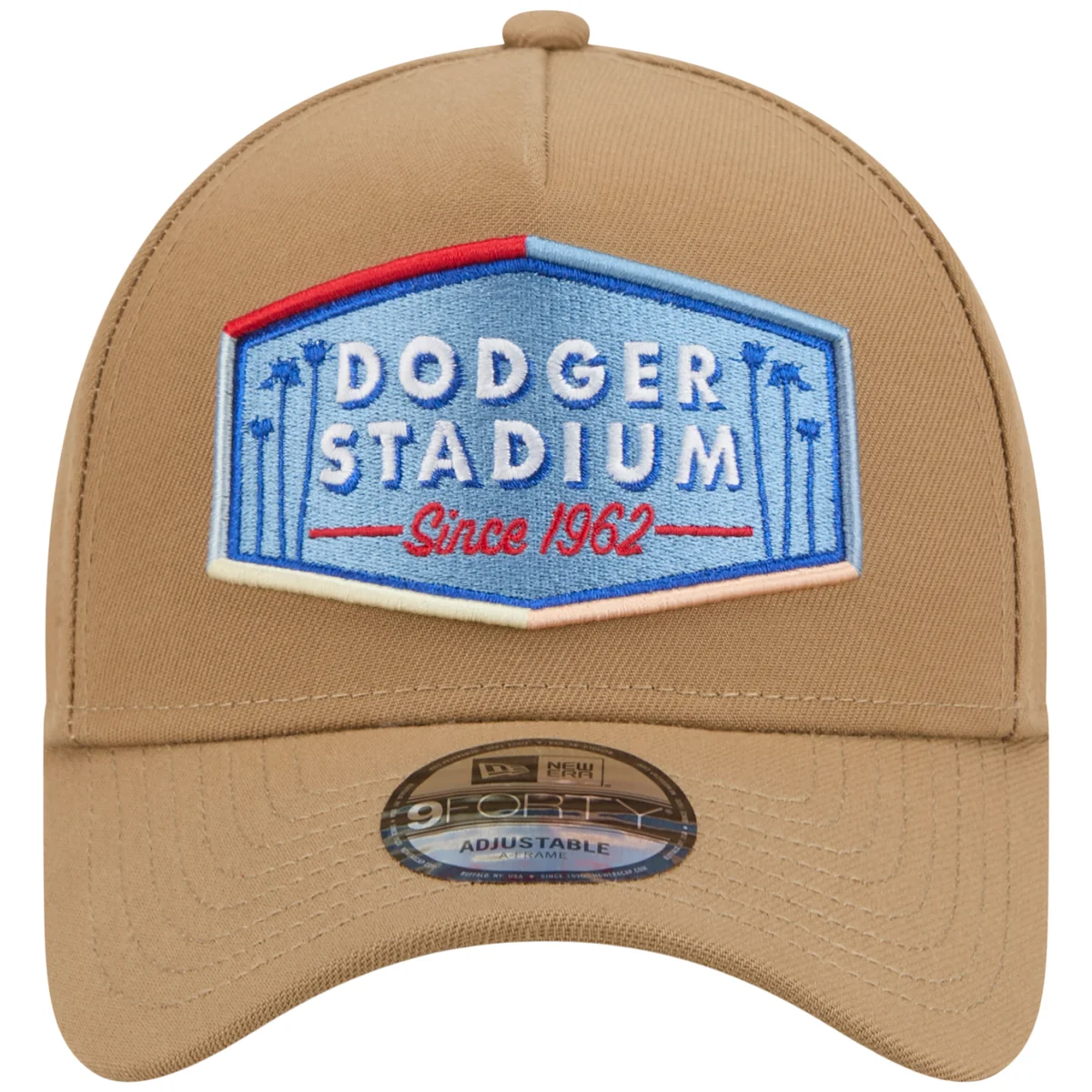 Los Angeles Dodgers Los Angeles Crown the City - Stadium - Khaki/Royal New Era 9FORTY detail view