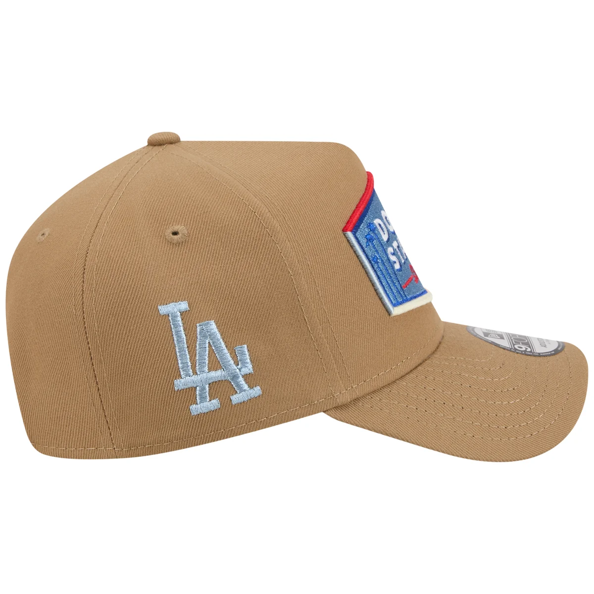 Los Angeles Dodgers Los Angeles Crown the City - Stadium - Khaki/Royal New Era 9FORTY detail view