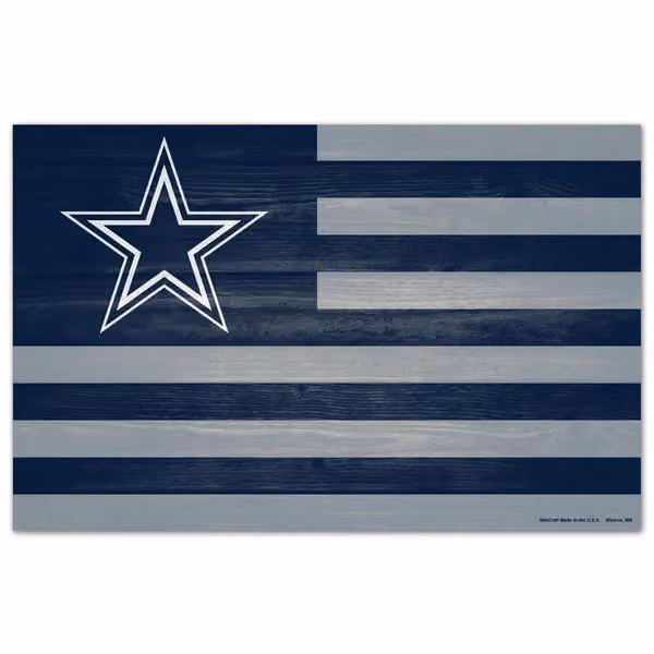 Dallas Cowboys WinCraft NFL Americana Wood Sign view 1
