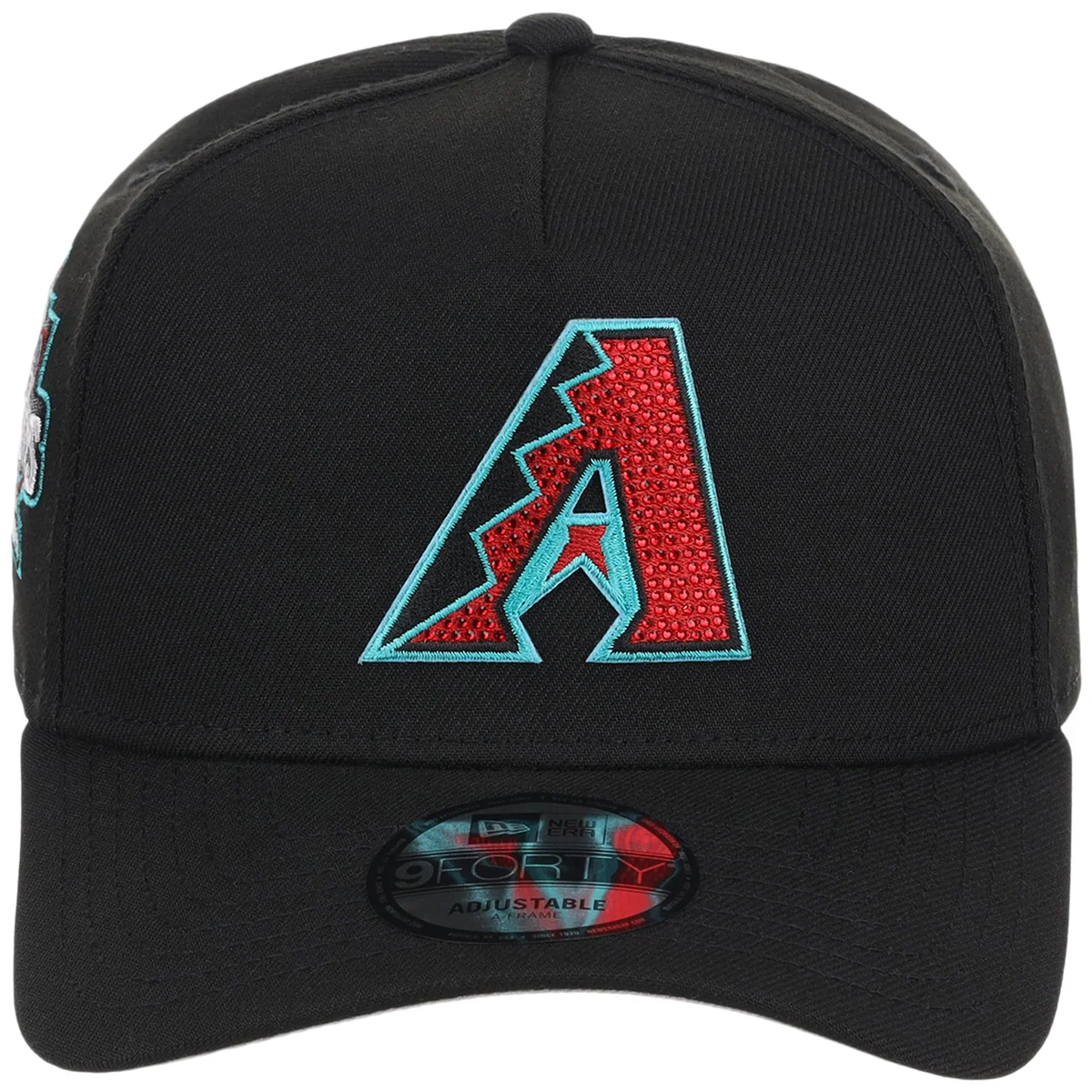 Arizona Diamondbacks MLB Diamond Bling New Era 9FORTY A-Frame detail view