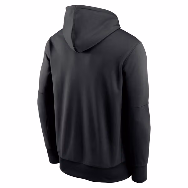 Chicago White Sox Wordmark Nike Therma Dri-FIT MLB Hoodie Black view 2