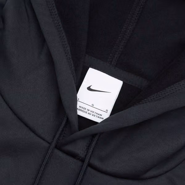 Chicago White Sox Wordmark Nike Therma Dri-FIT MLB Hoodie Black view 4